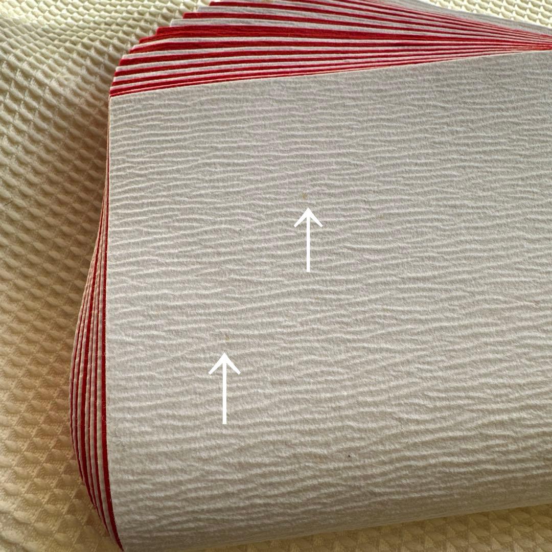 ★ 紙釜敷　紅白　表具師　奥村吉兵衛　★ 茶道具　茶道　釜敷