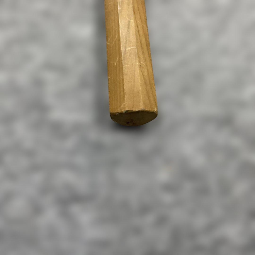 未開刃　模造刀、白鞘 刀 剣 長尺模造刀 木製ハンドル 曲線刃 刀 約98cm