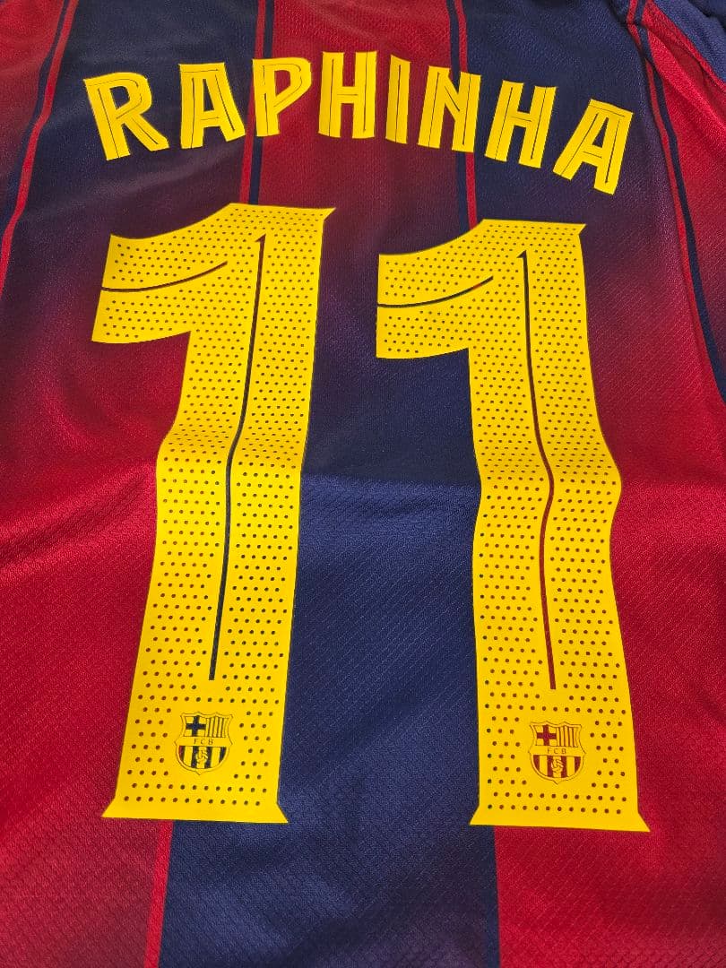 ラフィーニャ　バルセロナ　サッカー　ユニフォーム