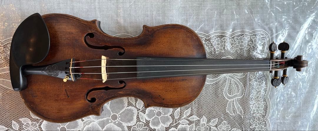 Gasparo da Salò ラベルのオールドバイオリン　ダブルパープリング‼️