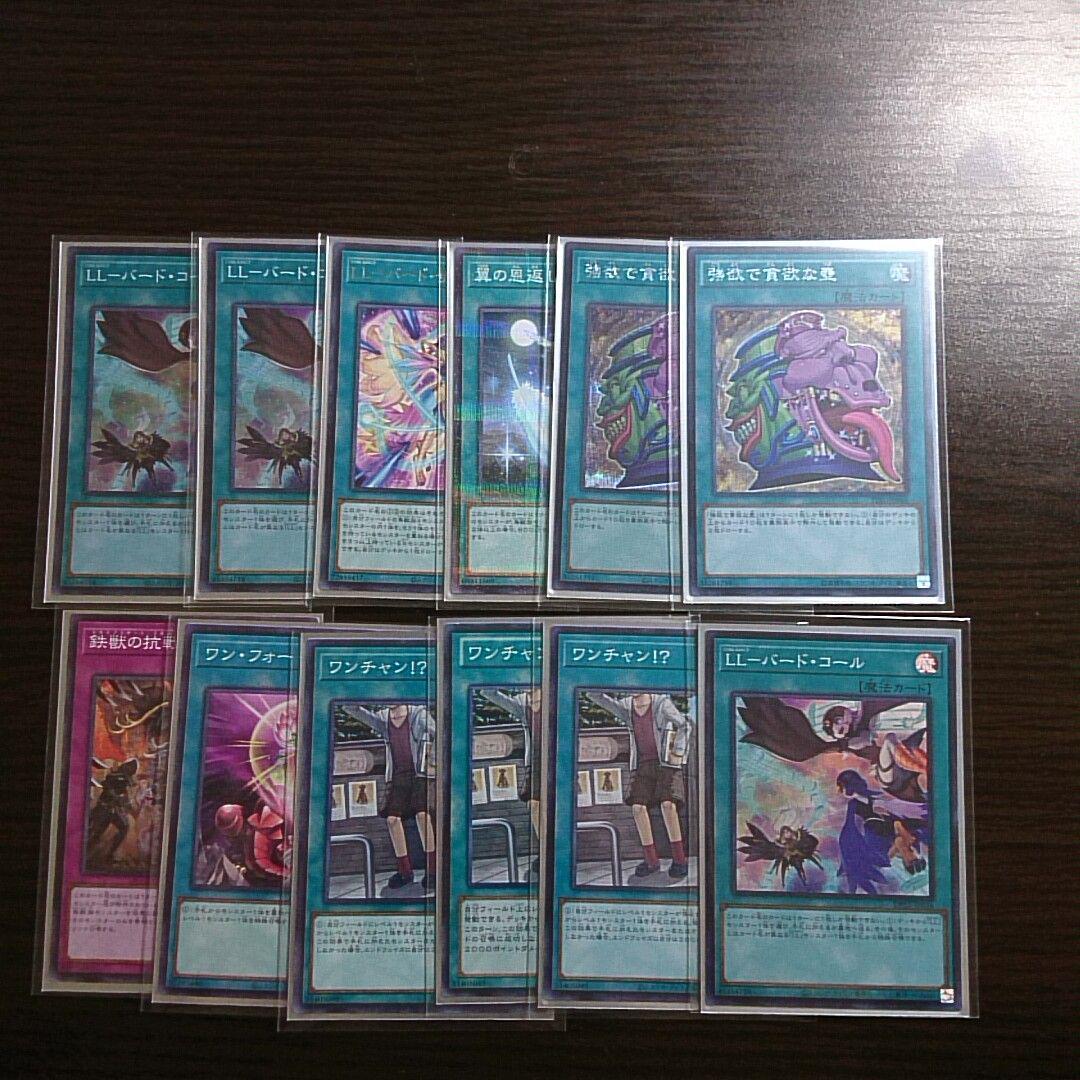 遊戯王【ＬＬ鉄獣戦線】デッキ 瑠璃 スリーブ付