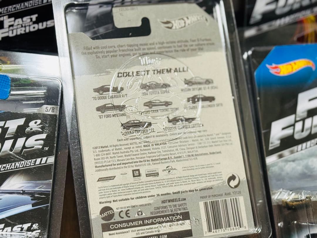 ホットウィール ワイルドスピード 初期版 USカード