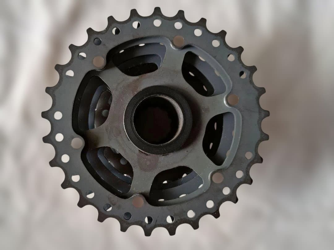 Tiso K7 10s カセットスプロケット シマノ用 構成変更・補修用ギア一式