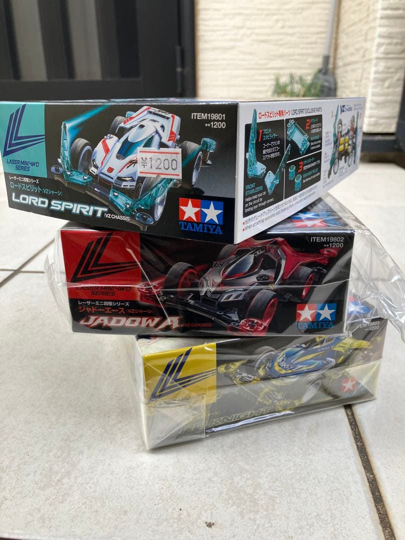 レーザーミニ四駆　3台セット　新品未使用