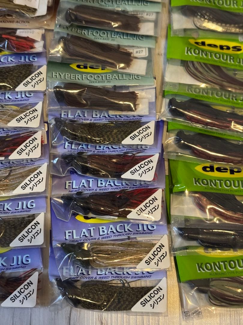 デプス　新品未開封　ラバージグ35個セット　ポーチおまけ