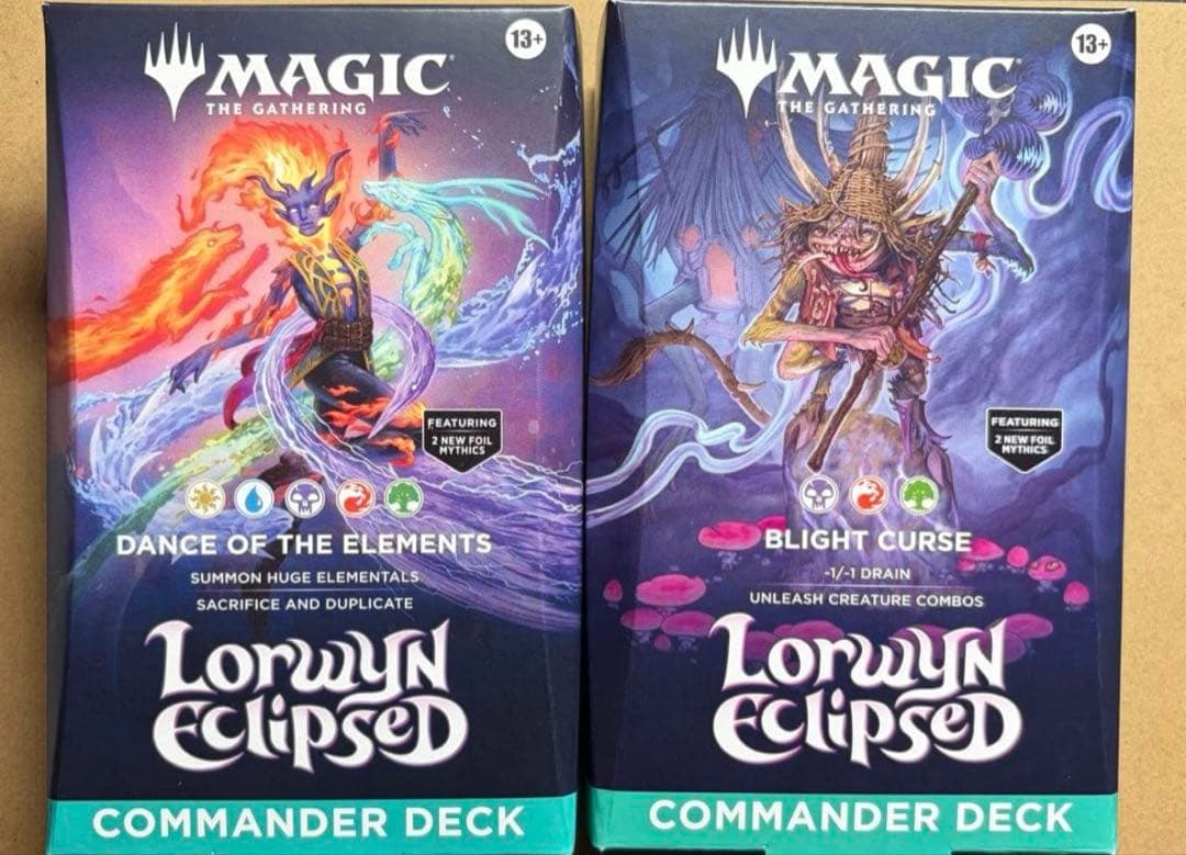 MTG ローウィンの昏明　統率者デッキ エレメンタルの舞踊　枯朽の呪い　英語版