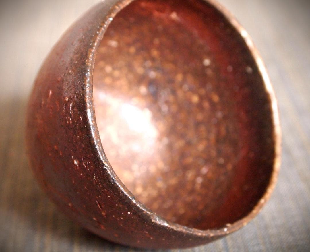 人気作家★星正幸【師：森陶岳】★備前ぐいのみ★共箱・布・栞