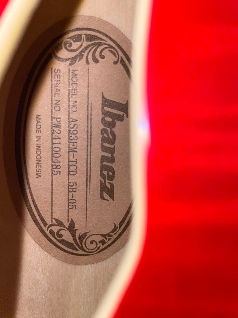 最終値下げ残り3日　Ibanez AS93FM-TCD