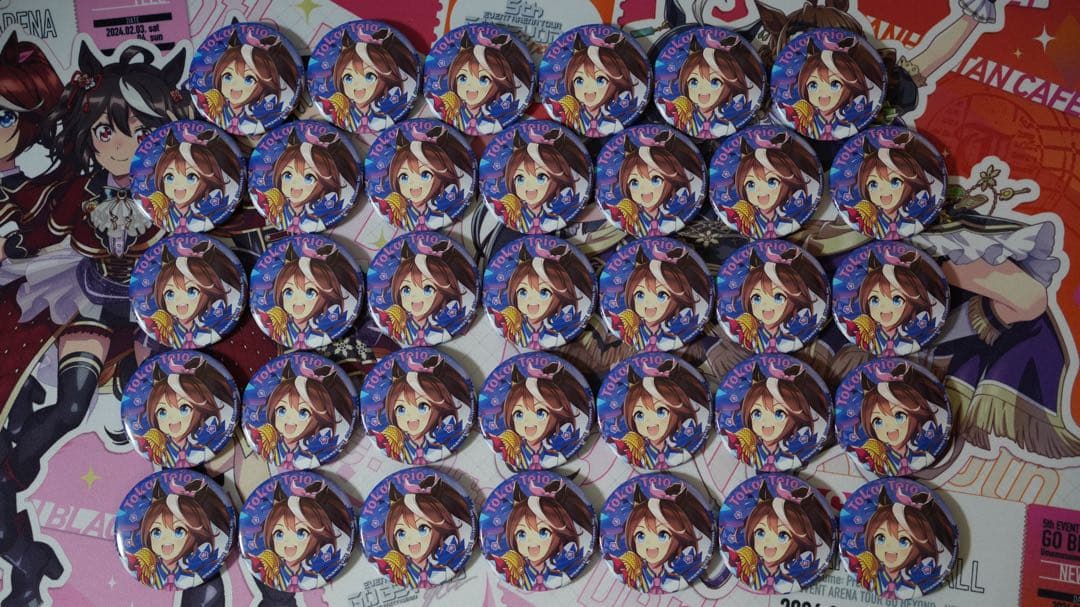 ウマ娘 トウカイテイオー 缶バッジ 34個セット 熱血ハチャメチャ大感謝祭