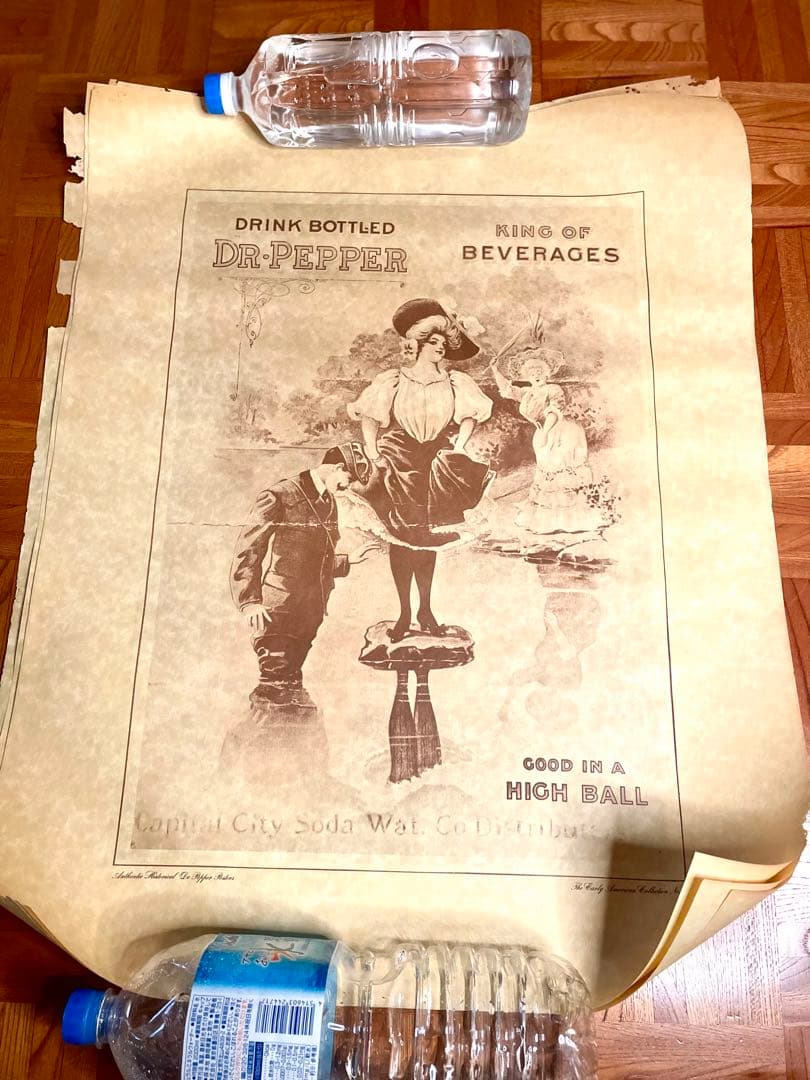 vintage antique Dr PEPPER ポスター6枚セット