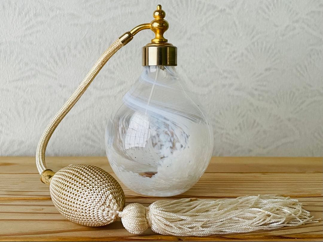 ビンテージ/Caithness /ケイスネス/スコットランド/バルブ式/香水瓶