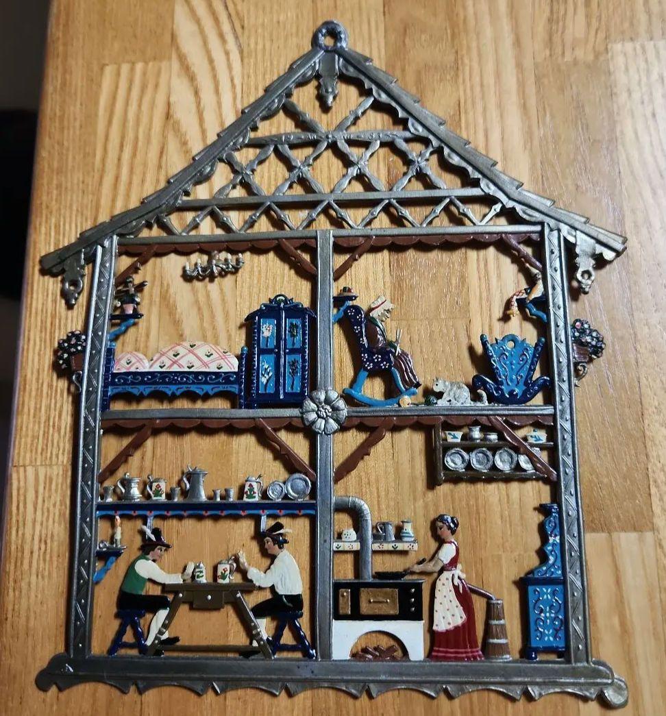 ドイツ製 錫 壁飾り wilhelm schweizer