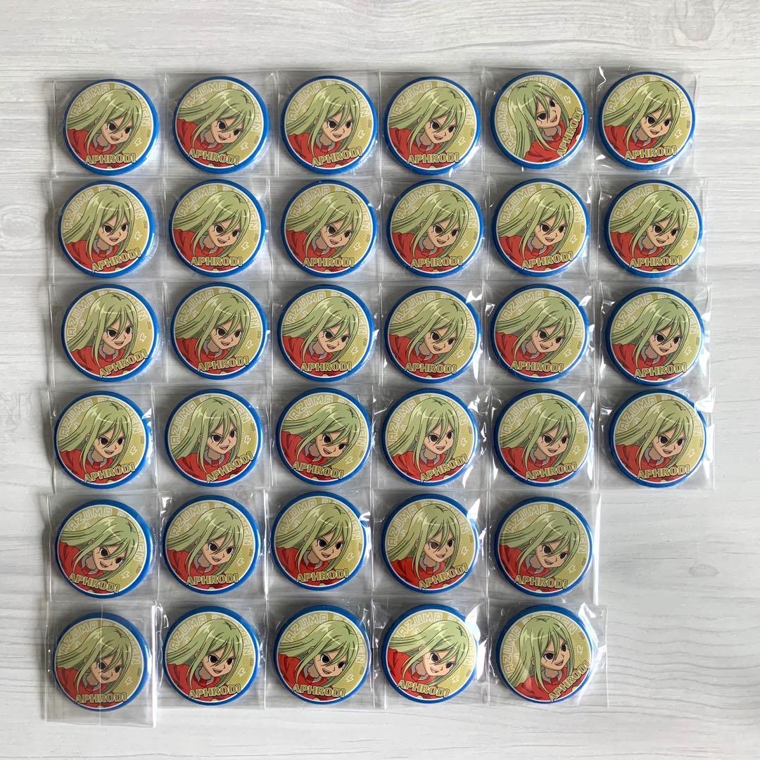 イナズマイレブン マルイ ザッキャラ 缶バッジ アフロディ 34点