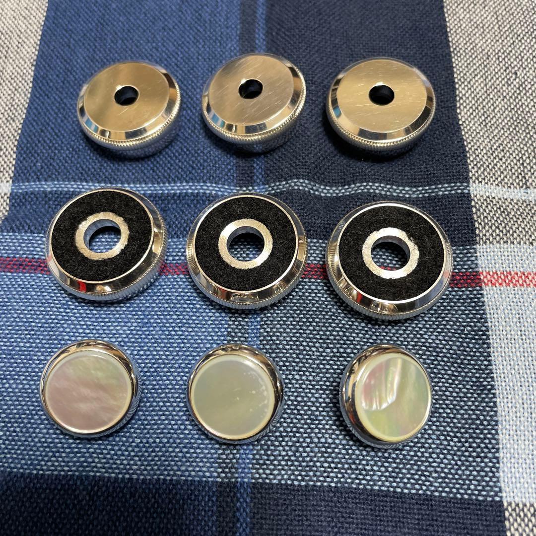 YAMAHAトランペット・コルネット・シルバー純正パーツ　3点セット