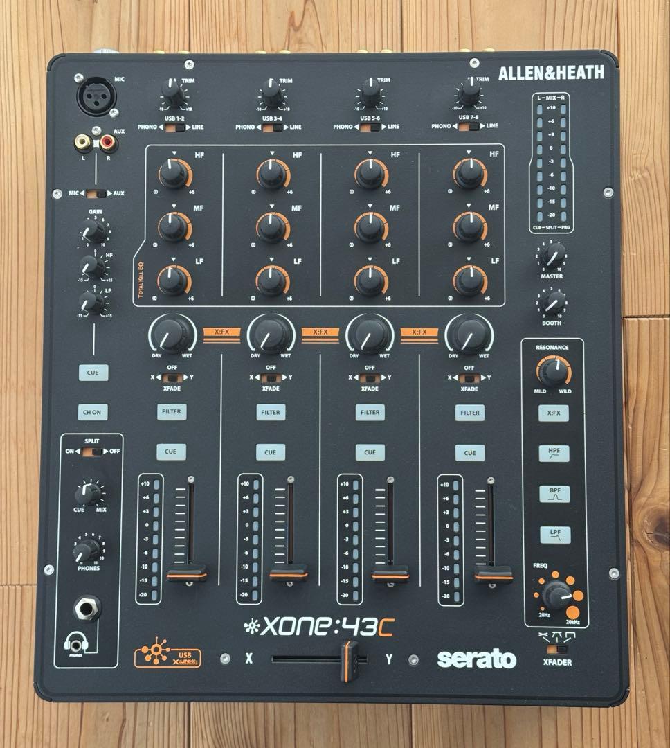 Allen & Heath Xone:43C 元箱付【要メンテ・現状渡し】