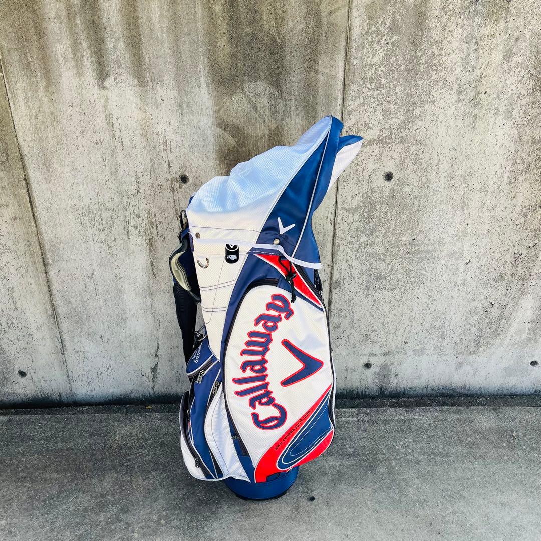 Callaway キャディバッグ 青/白/赤