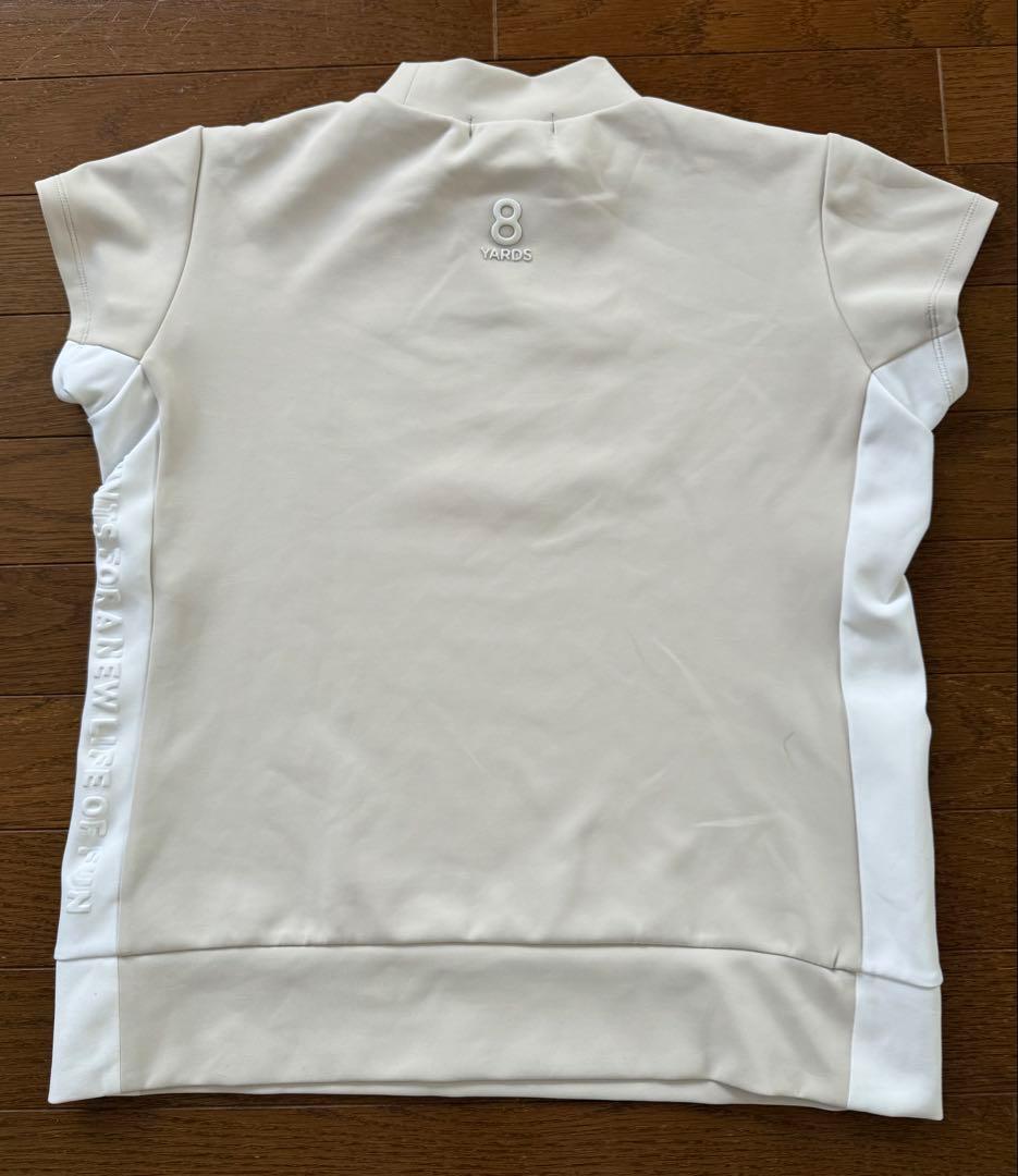 8YARDS 定番 モックネック ラテ L ハイネック 接触冷感