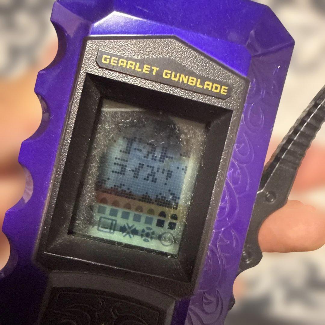 超希少 動作品 トレジャーガウスト ギアレット ガンブレード バイオレット