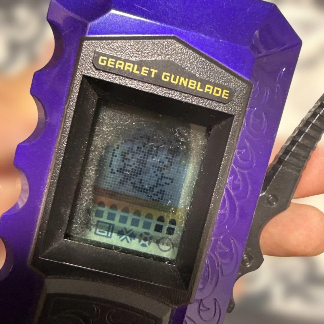 超希少 動作品 トレジャーガウスト ギアレット ガンブレード バイオレット