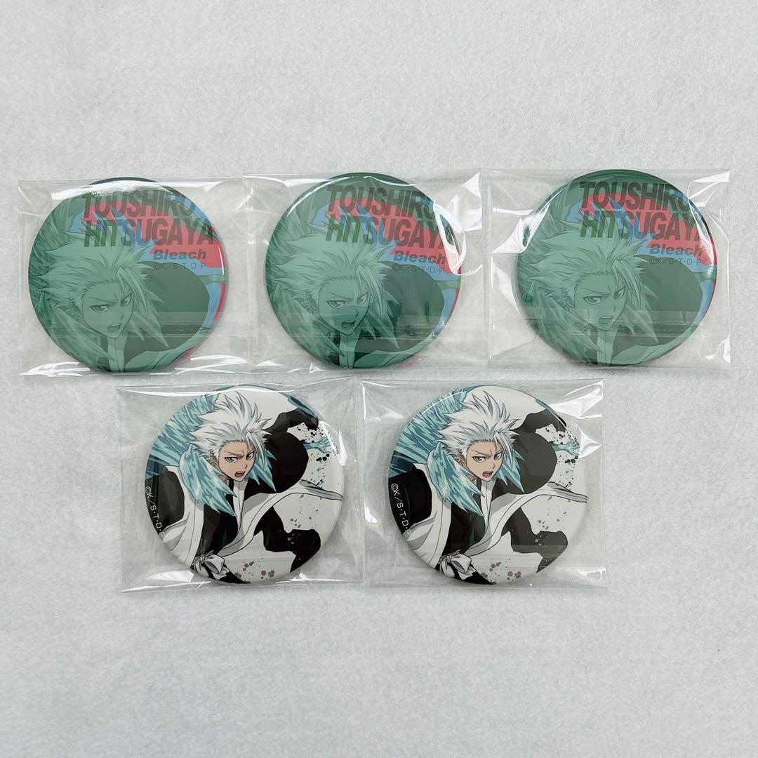 BLEACH 日番谷冬獅郎 缶バッジ ハート アクリルキーホルダー