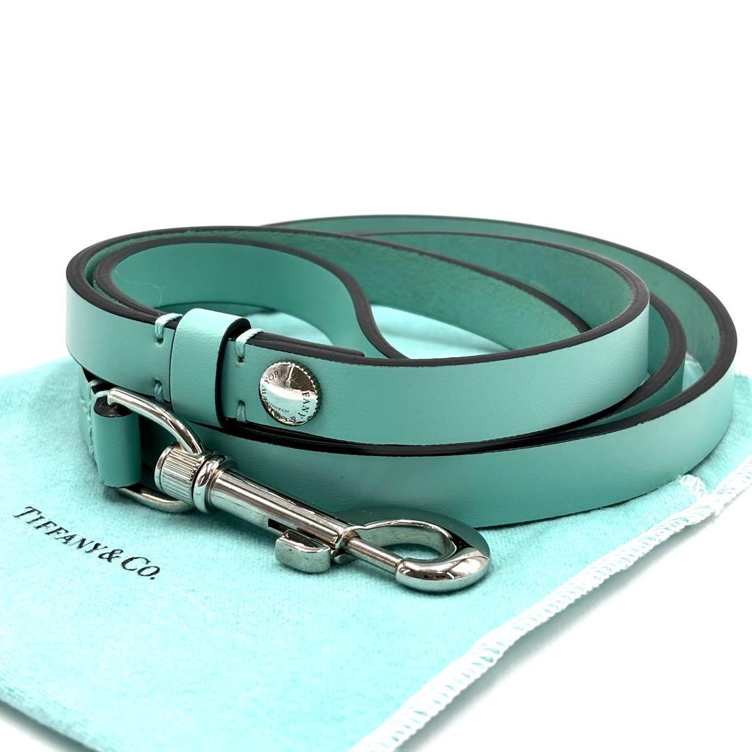 未使用保管品 ティファニー レザー リード ペットリーシュ ドッグ 犬