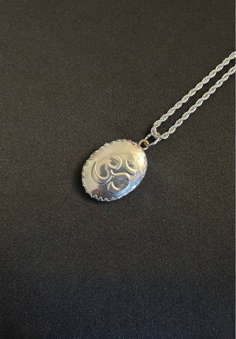 藤井風 イメージペンダント ネックレス 【オーム文字・ガネーシャ・青】