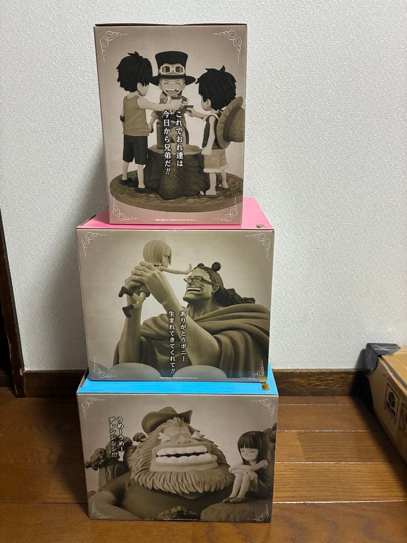 最新ワンピース一番くじ フィギュアABC賞3体セット＋下位賞セミコンプおまけ付き