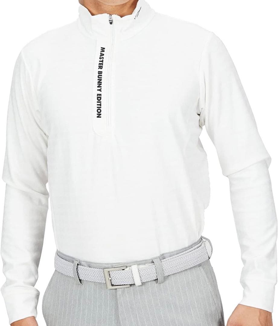 [マスターバニー] メンズ 長袖 ハイネックシャツ