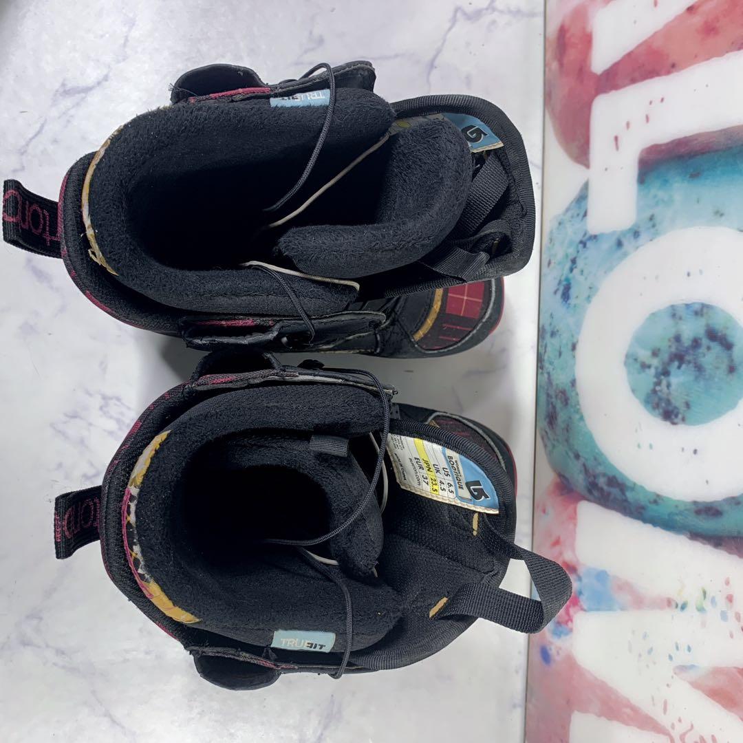 SALMONスノーボード4点セット burton シューズ付