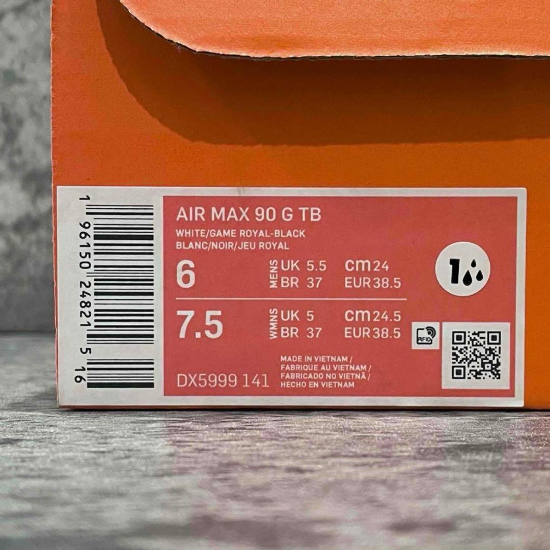 は*こ様 NIKE AIR MAX 90 G 青 24.5 ナイキ エアマックス