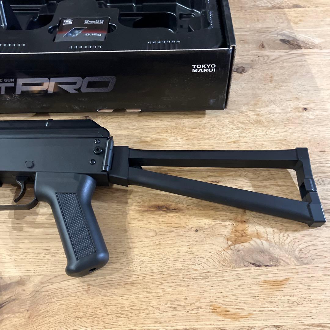東京マルイ10禁　ライトプロAK74U 電動ガン ブラック マガジン2個付き