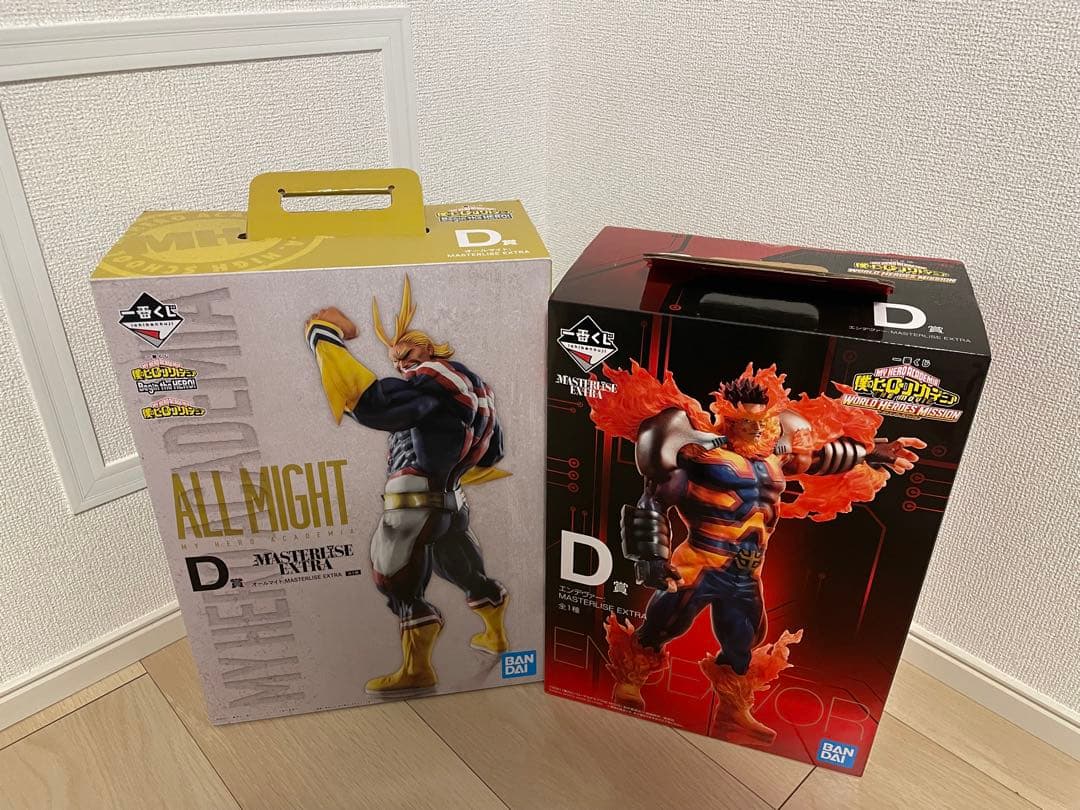 【4体セット】一番くじ　僕のヒーローアカデミア　オールマイト・エンデヴァー