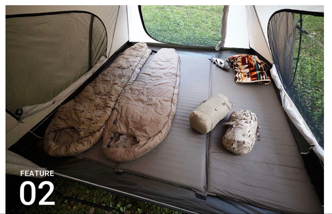 【土日限定】サバティカル ギリア グランドシート2枚・ステッカーメインポール新品