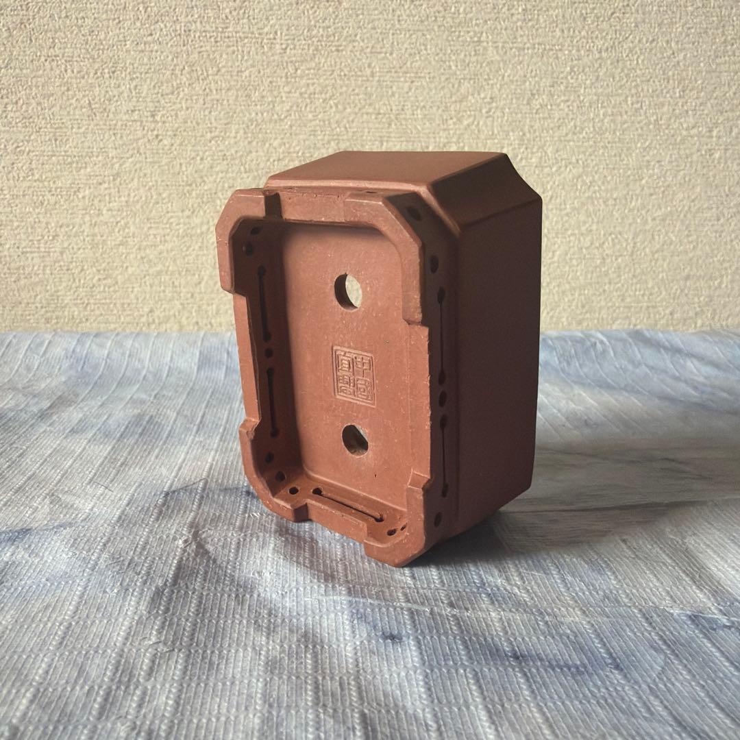 中国宜興　植木鉢　朱泥　中国　China 盆栽