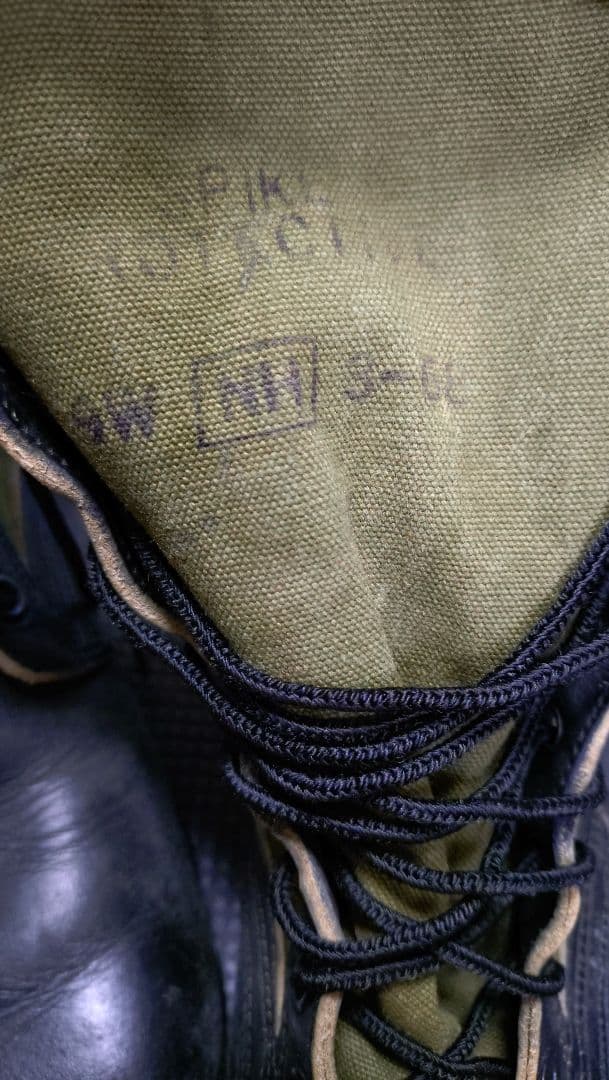 米軍 ジャングルブーツ サイズ9W(27cm幅広) ベトナム戦争