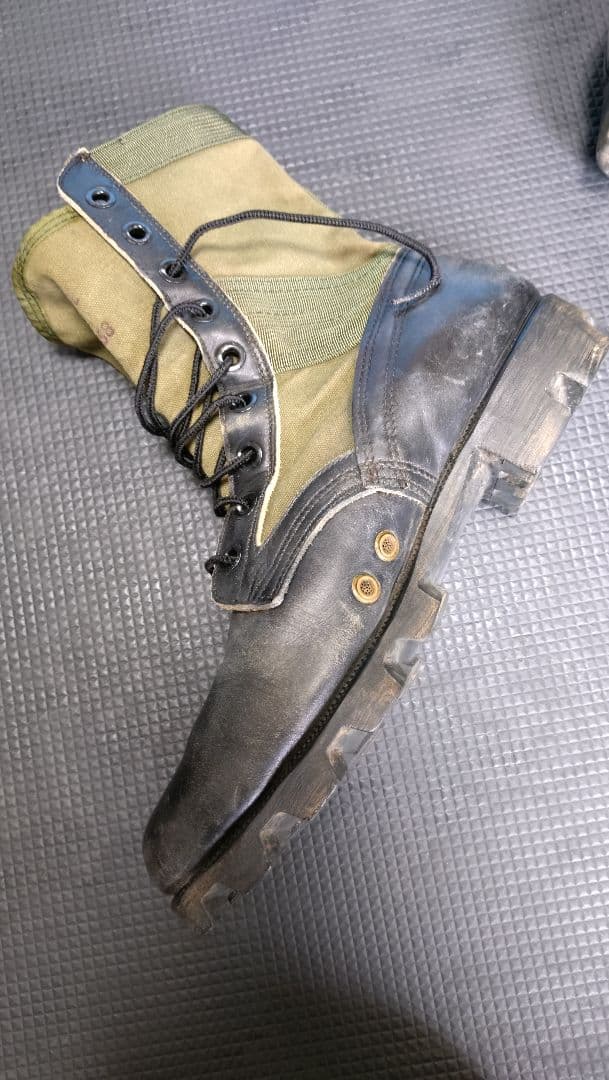 米軍 ジャングルブーツ サイズ9W(27cm幅広) ベトナム戦争