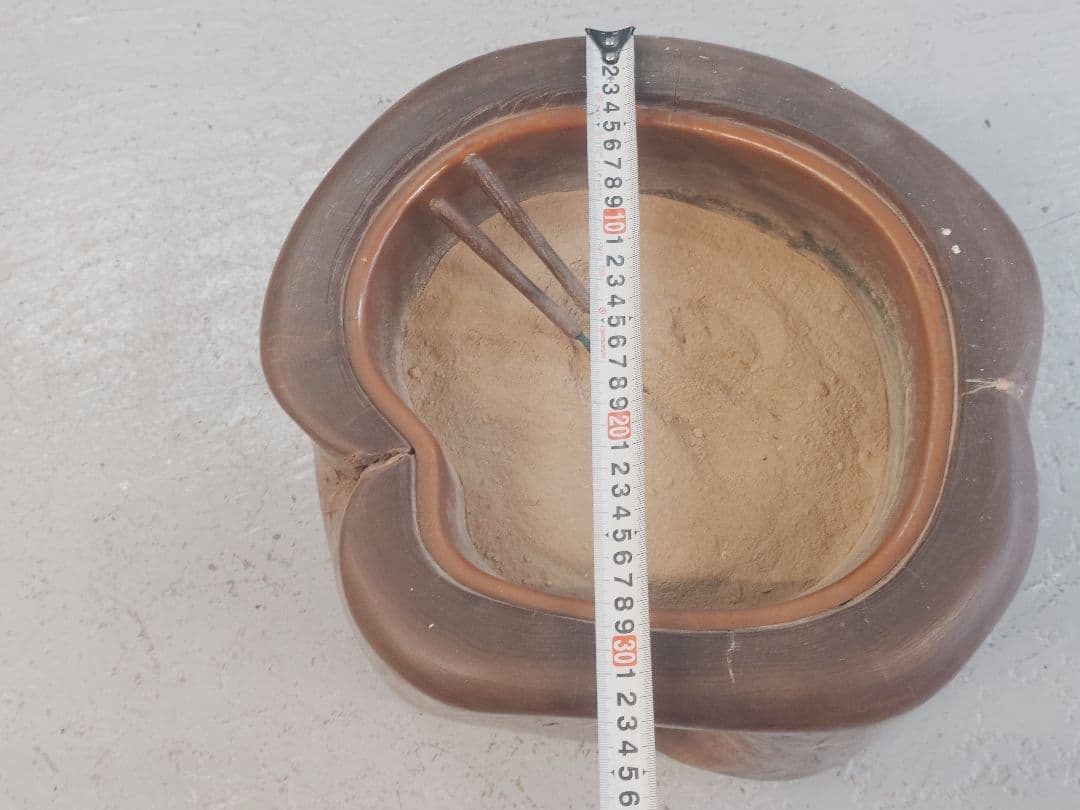 木製 心形 火鉢