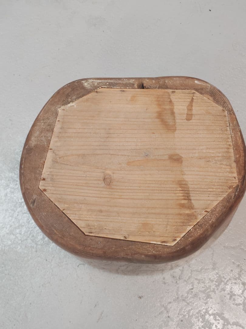 木製 心形 火鉢