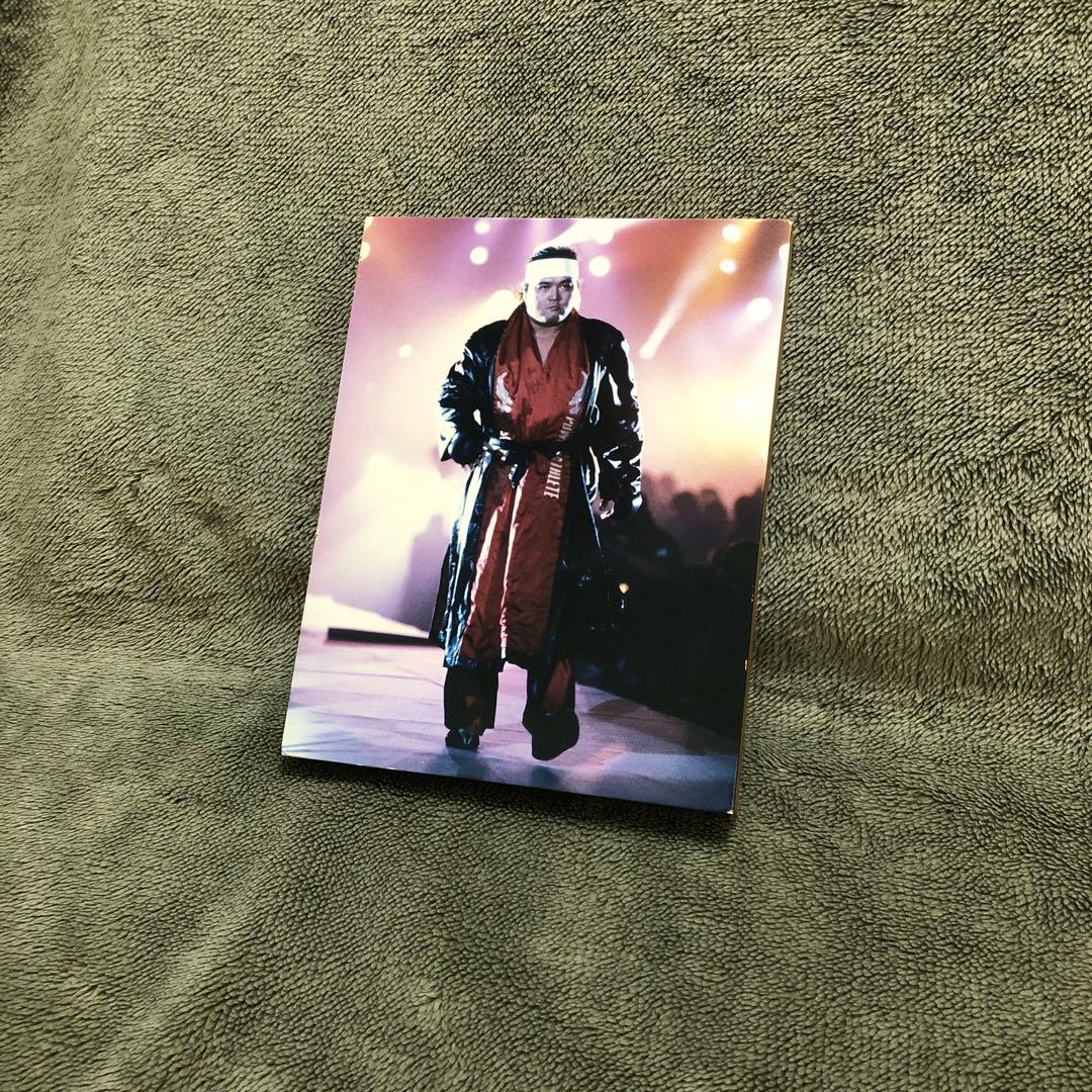 【レア物】橋本真也　木製パネル