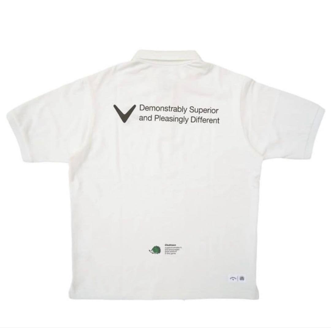 【限定】Callaway CLUBHAUS S/S Polo White コラボ