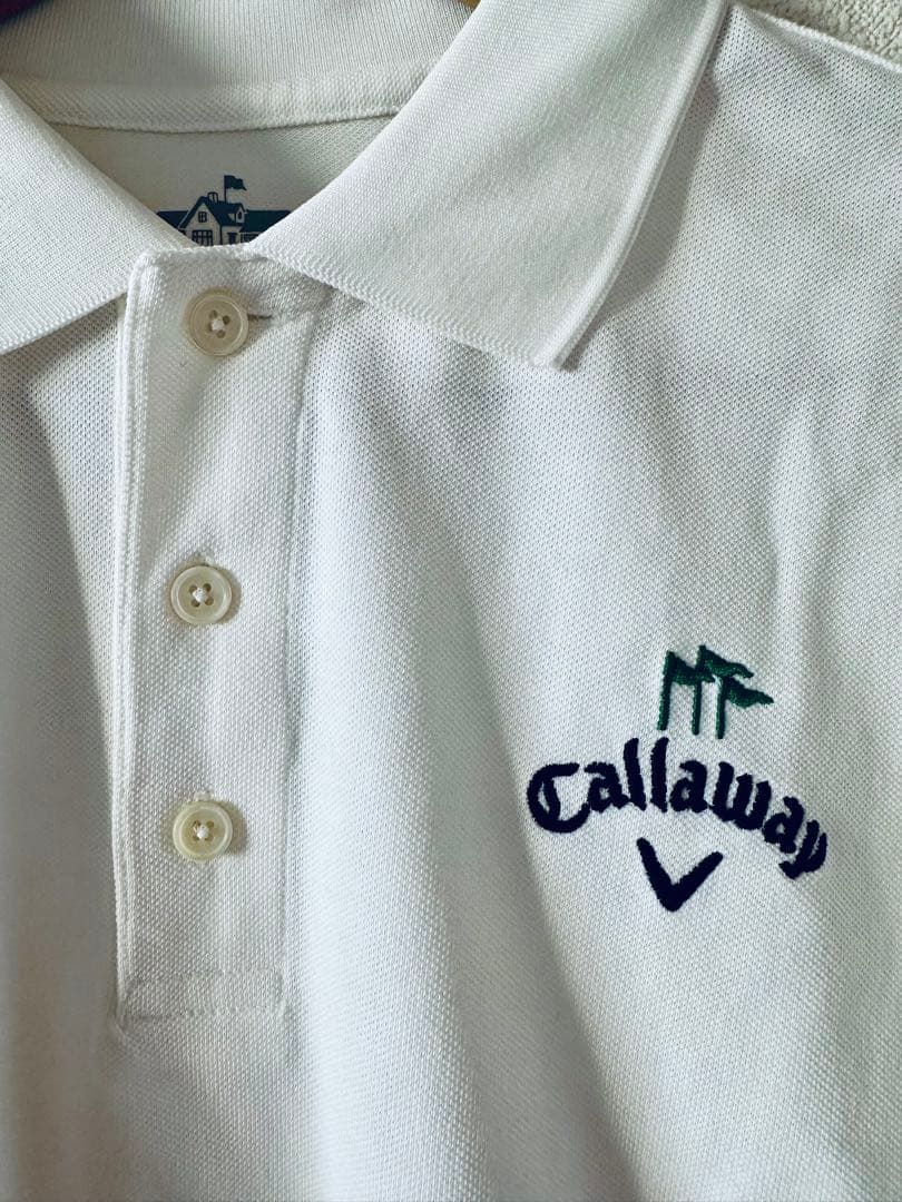 【限定】Callaway CLUBHAUS S/S Polo White コラボ