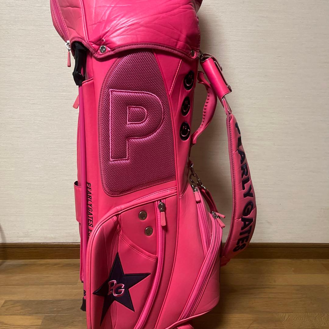 限定値下げ❣️パーリーゲイツ　ピンク　キャディーバッグ