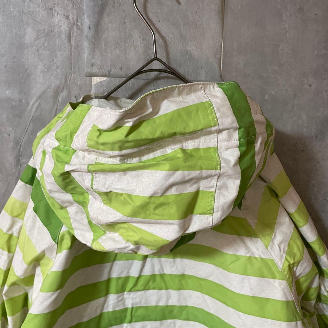 Burtonバートンスキーウェアスノーボードジャケットパーカーフードボーダー白緑