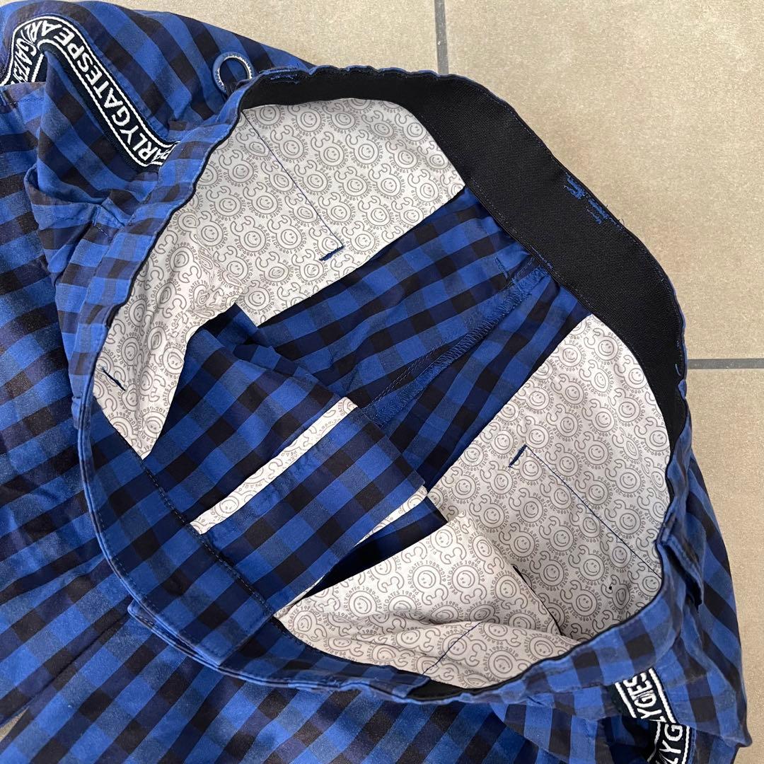 パーリーゲイツ　セットアップ　上下　ゴルフ　メンズ　モックネック　ショートパンツ