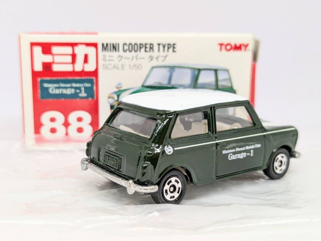 特注トミカ　88 ミニクーパータイプ　Garage-1　ガレージワン