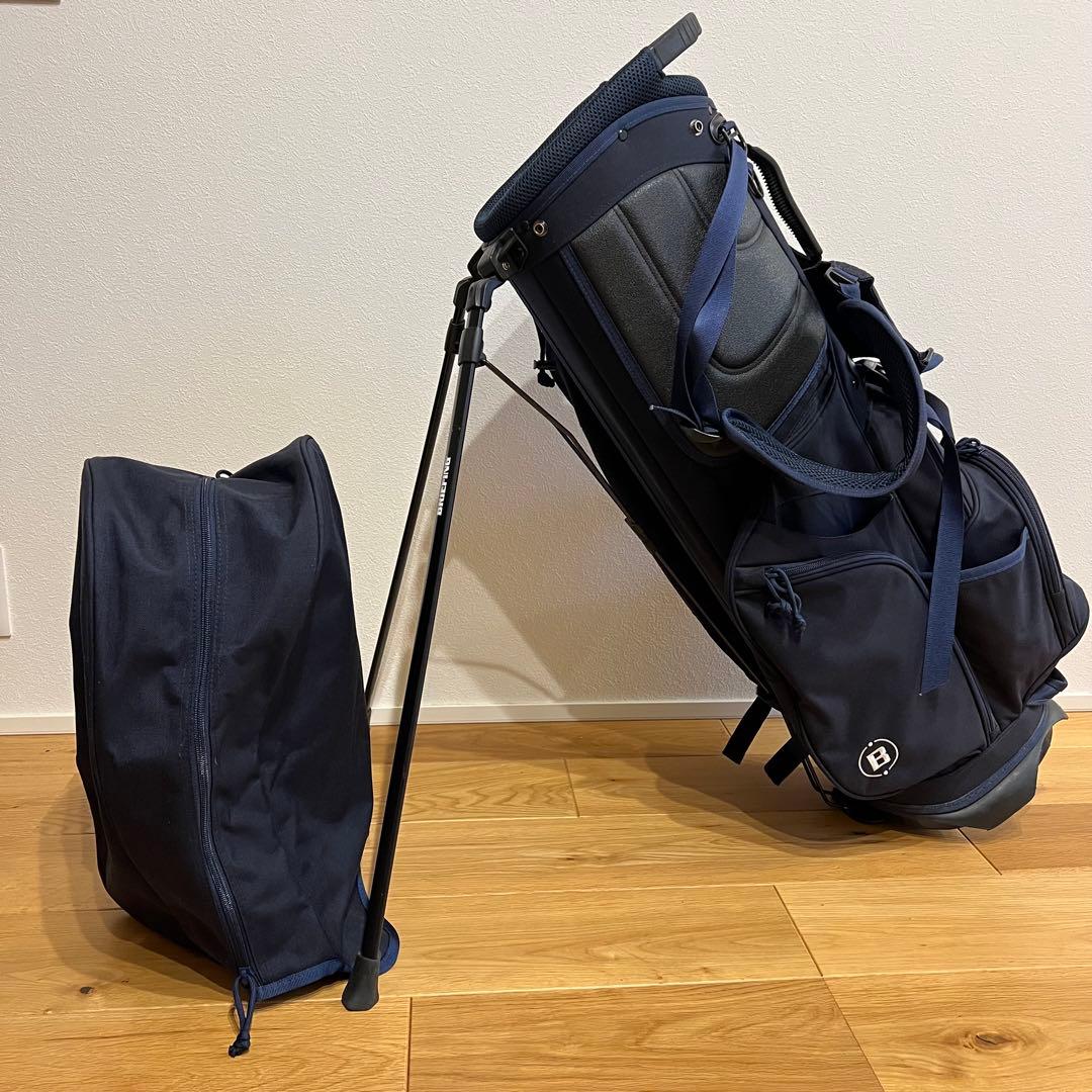 BRIEFING ブリーフィング キャディバッグ CR-4 ネイビー スタンド