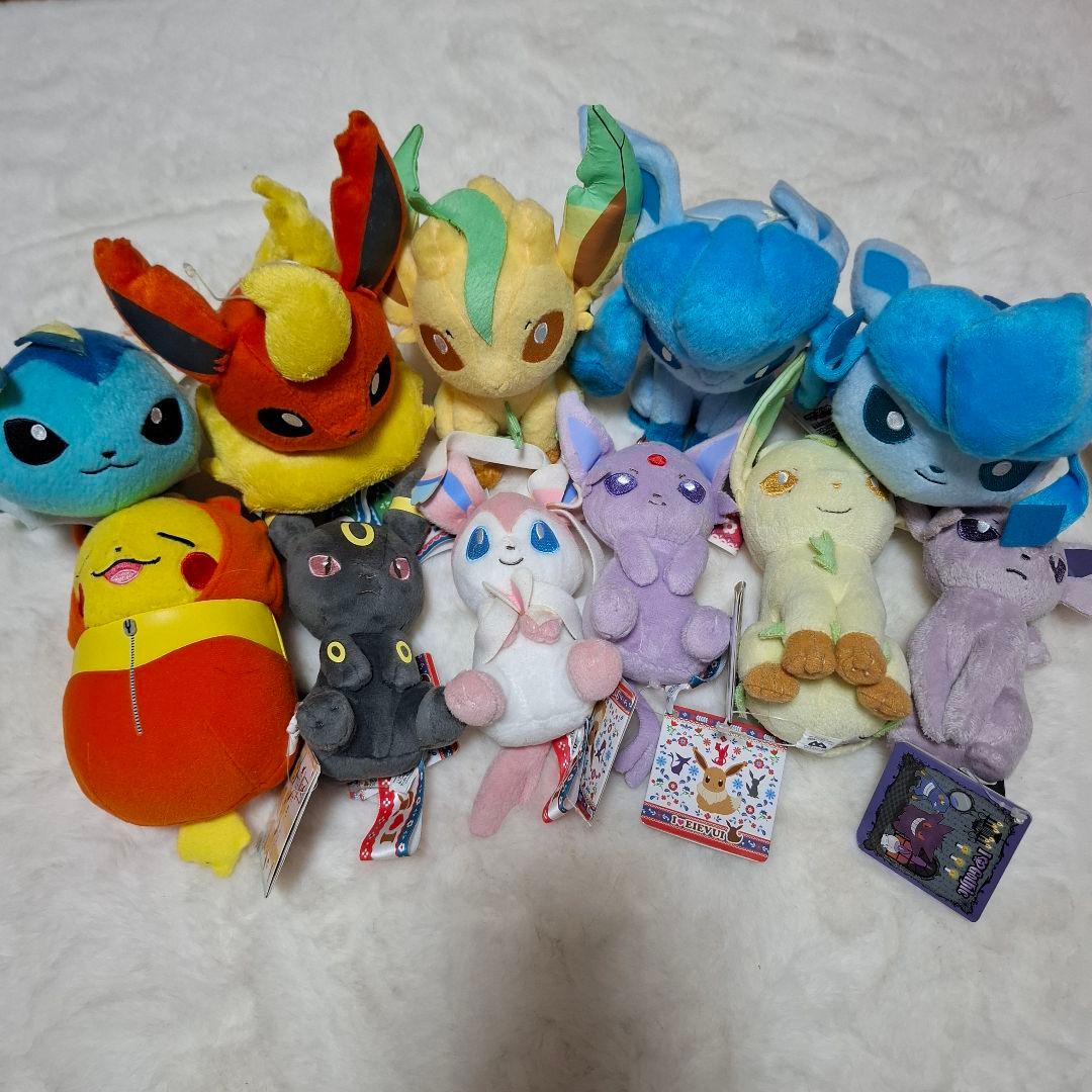 イーブイ進化系　ぬいぐるみセット