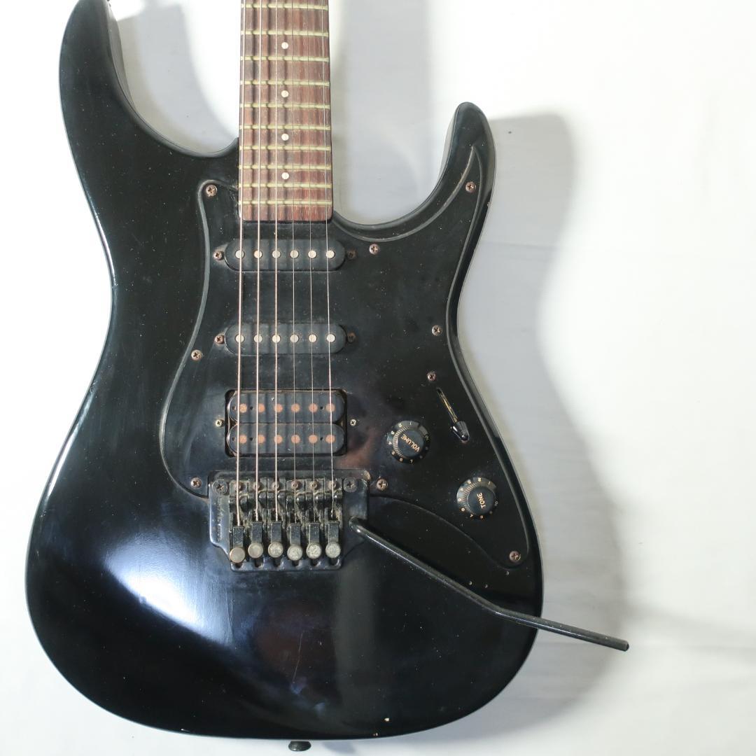 FERNANDES ギター オールブラック仕様 ボディクラッシャーブリッジ搭載