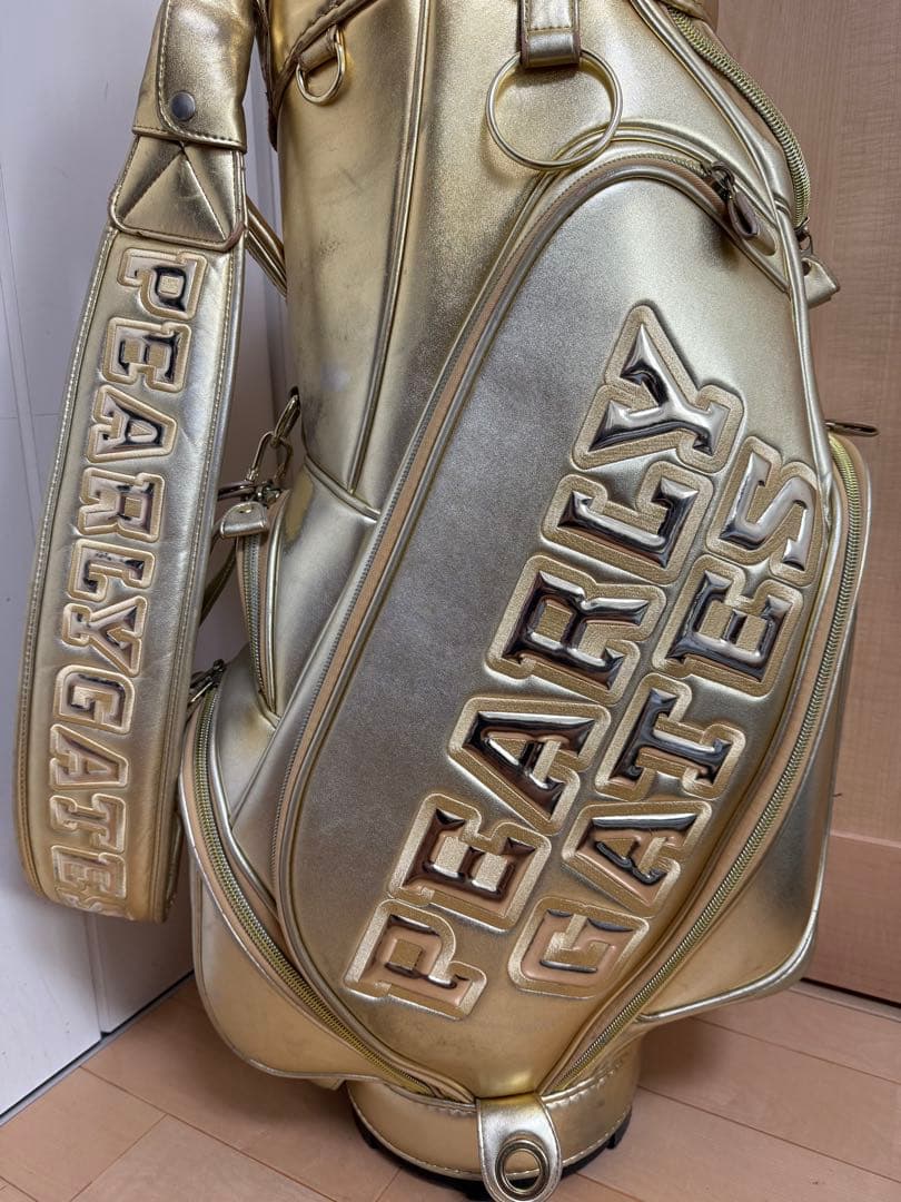 限定★パーリーゲイツ★キャディバッグ★ゴルフ★ゴルフバッグ★レア★ゴールド★金