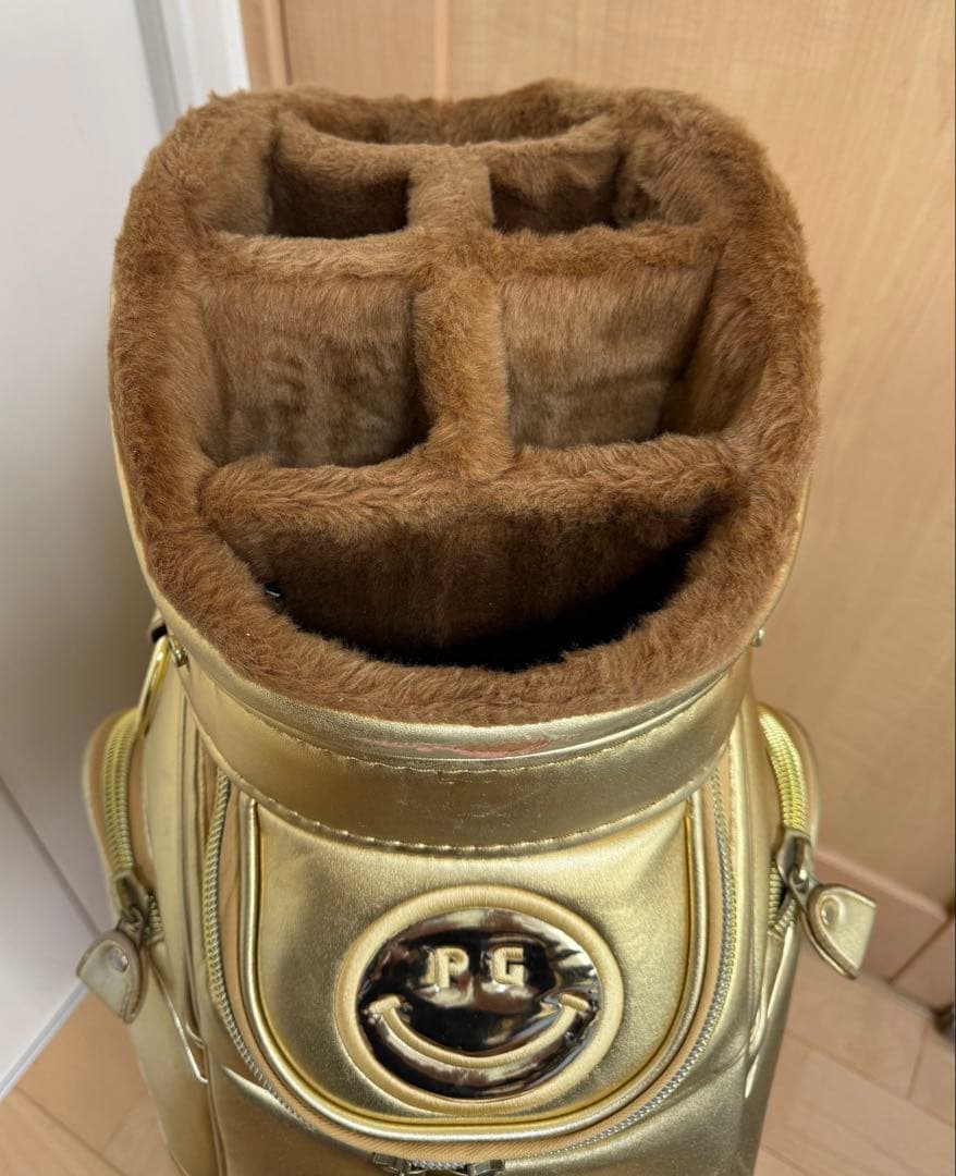 限定★パーリーゲイツ★キャディバッグ★ゴルフ★ゴルフバッグ★レア★ゴールド★金